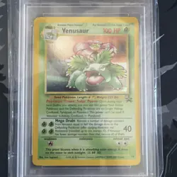 2000 Pokemon Promo VENUSAUR Holo Black Star #13 PSA 7 - Image 2