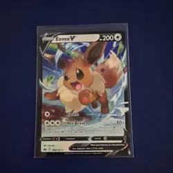 POKEMON TCG Eevee V 108/159 Crown Zenith Holo - Image 1