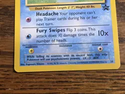 Pokemon Wotc Black Star Promo # 20 Psyduck,,not played - Image 3