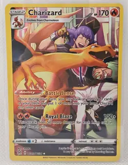 Charizard 2022 POKEMON SWORD & SHIELD LOST ORIGIN #TG03 FULL ART Trainer Gallery - Image 1