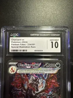 Pokemon Charizard ex SV: Paldean Fates Holo Special Illustration Rare CGC 10 - Image 2