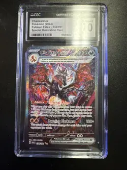 Pokemon Charizard ex SV: Paldean Fates Holo Special Illustration Rare CGC 10 - Image 3