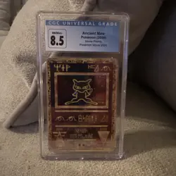CGC 8.5 NM MINT + Ancient Mew Holo Holographic Pokemon 2000 WOTC Movie Promo - Image 1