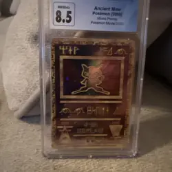 CGC 8.5 NM MINT + Ancient Mew Holo Holographic Pokemon 2000 WOTC Movie Promo - Image 3