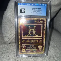 CGC 8.5 NM MINT + Ancient Mew Holo Holographic Pokemon 2000 WOTC Movie Promo - Image 4