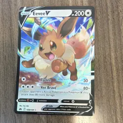 Pokemon Eevee V Ultra Rare Holo 108/159 Crown Zenith Basic 200 HP - Image 1
