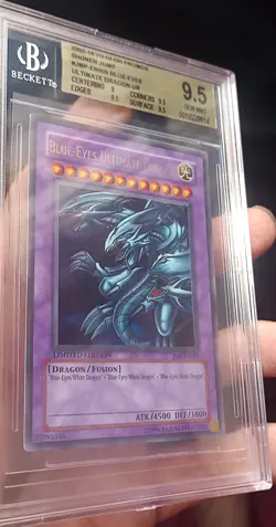 YuGiOh! TCG Blue-Eyes Ultimate Dragon JMP-EN005 UR Promo Rare - BGS 9.5 GEM Mint - Image 4