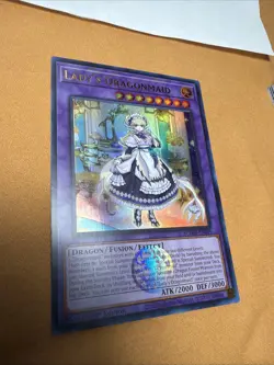 Yugioh Lady’s Dragonmaid BLMM-EN049 Emblazoned Ultra Rare 1st Ed NM w/Tracking - Image 2
