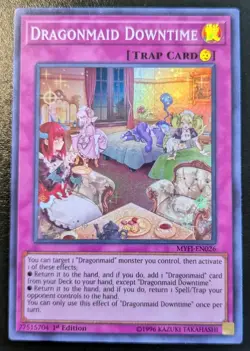 Dragonmaid Downtime MYFI-EN026 1st Edition Super Rare Mystic Fighters Yu-Gi-Oh! - Image 1