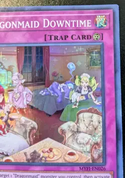 Dragonmaid Downtime MYFI-EN026 1st Edition Super Rare Mystic Fighters Yu-Gi-Oh! - Image 3