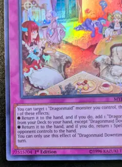Dragonmaid Downtime MYFI-EN026 1st Edition Super Rare Mystic Fighters Yu-Gi-Oh! - Image 4