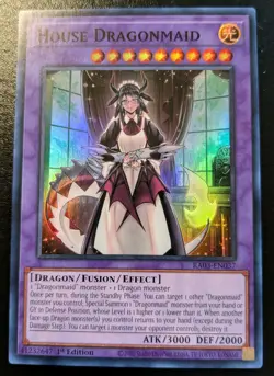 House Dragonmaid RA03-EN037 1st Ed. Super Rare Quarter Century Bonanza Yu-Gi-Oh! - Image 1