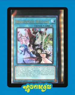 Dragonmaid Welcome Ultra Rare 1st Edition BLMM-EN066 YUGIOH $2 MIN ORDER - Image 1