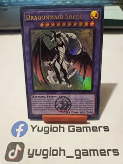 Yu-Gi-Oh Dragonmaid Sheou BLMM 1st Edition Ultra Rare Light Played - Image 1