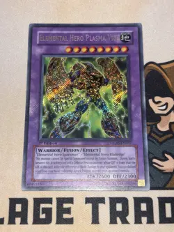 Elemental Hero Plasma Vice GLAS - EN037 Secret Rare 1st Edition Yu-Gi-Oh! NM - Image 2