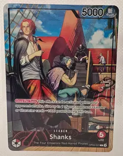Shanks SEALED (2025 PSA Magazine Promo) OP09-001 One Piece Promo Card Foil - Image 1