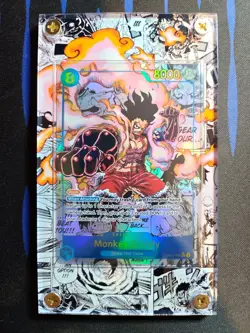 🧭One Piece Monkey D Luffy Manga A fist of Divine Speed OP11-118 English🏴‍☠ - Image 3