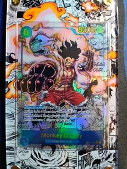 🧭One Piece Monkey D Luffy Manga A fist of Divine Speed OP11-118 English🏴‍☠ - Image 4