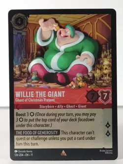 Willie the Giant - Ghost - Rare/Foil - Winterspell #126 - LORCANA -T - Image 1