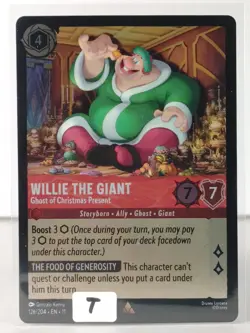 Willie the Giant - Ghost - Rare/Foil - Winterspell #126 - LORCANA -T - Image 5