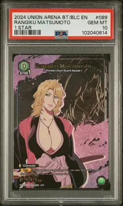 Union Arena Rangiku Matsumoto 1 Star #089 PSA 10 Gem Mint - Image 1