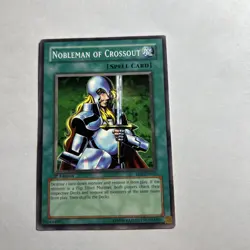 Yu-Gi-Oh TCG Nobleman Of Crossout SD2-EN016 1st Edition Common Card Played LP - Image 1