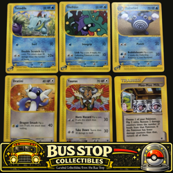 Pokemon Nintendo 2002 Card Lot Totodile Shellder Poliwhirl Dratini Tauros - Image 1
