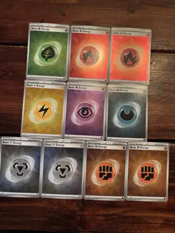 (10) Pokemon Energy Card Reverse Holo LOT! - Prismatic Evolutions - Image 1