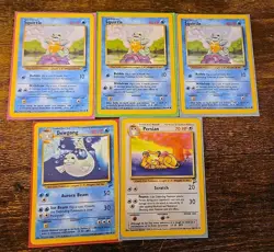 Vintage WOTC Pokemon 101 Card Lot Neo, Team Rocket, Fossil, Expedition Non Holo - Image 2