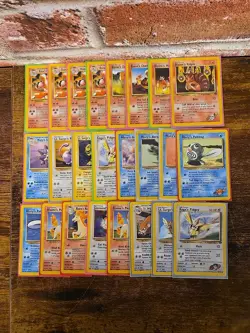 Vintage WOTC Pokemon 101 Card Lot Neo, Team Rocket, Fossil, Expedition Non Holo - Image 4