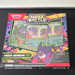 Mega Gengar EX Mega Battle Deck Foil Cards 60 Card Deck English 2025 - Sealed - Image 1