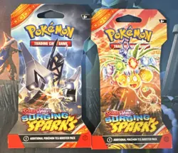 Pokemon Scarlet & Violet Surging Sparks Booster Pack English TCG 2024 10 Cards - Image 1