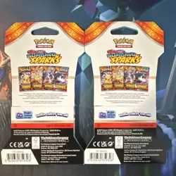 Pokemon Scarlet & Violet Surging Sparks Booster Pack English TCG 2024 10 Cards - Image 2