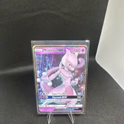 Pokemon TCG Mewtwo GX 31/68 Hidden Fates Ultra Rare Holo Card - Image 1