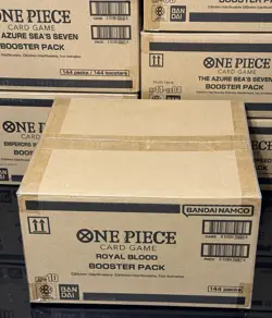 Bandai Namco One Piece Card Game Royal Blood Booster Pack Case - 144 Packs - Image 1