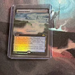 MTG English Flooded Strand (Extended Art) NM Foil Modern Horizons 3 - Image 1