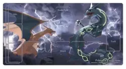 Pokemon Card Game Charizard vs Rayquaza Playmat NEW. US SELLER - Image 1