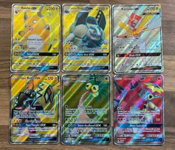 Pokemon TGC GX Cards 2017 - Crimson Invasion, Guardians Rising, Black Star Promo - Image 1