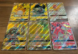 Pokemon TGC GX Cards 2017 - Crimson Invasion, Guardians Rising, Black Star Promo - Image 2