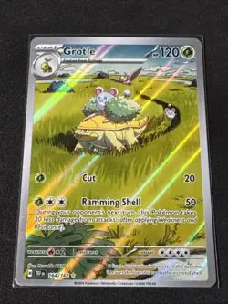 Grotle 164/162 SV05: Temporal Forces Illustration Rare Pokemon Card Near Mint - Image 1