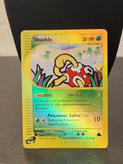 Shuckle 96/144 Skyridge EX 2003 Pokemon Card Rare Holo Reverse Foil LP - Image 1