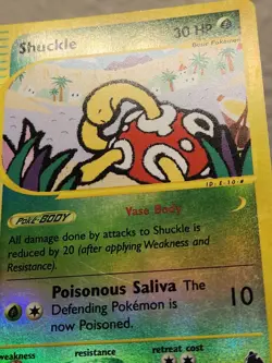Shuckle 96/144 Skyridge EX 2003 Pokemon Card Rare Holo Reverse Foil LP - Image 3