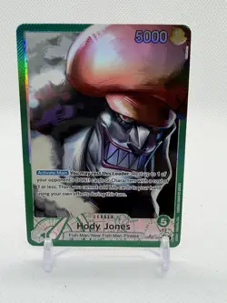 Bandai Hody Jones Foil Leader OP06-020 5000 Power One Piece Card - Image 1