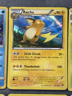 Pokemon Cards Lot HEAVY PLAY DAMAGED Raichu Ninetales Suicune Dragonite Lugia + - Image 3