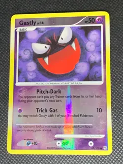 Gastly 62/100 Reverse Holo - Stormfront Pokemon Card - LP - Image 1