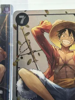 One Piece Card Game tin promo x3 Luffy P-075 Ace P-074 Sabo p-073 - Image 3