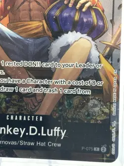 One Piece Card Game tin promo x3 Luffy P-075 Ace P-074 Sabo p-073 - Image 5