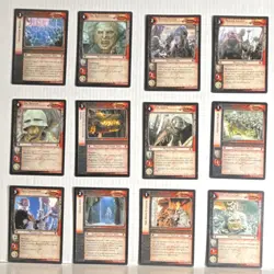 Decipher Lord of the Rings TCG Orc & Gothmog Minion 2004 12 Rare Card Lot - Image 1