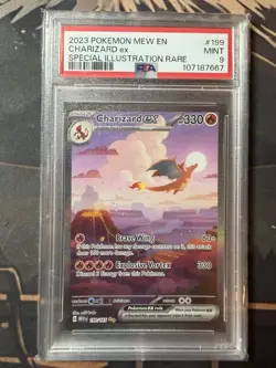 Charizard ex 199/165 PSA 9 SIR Pokemon Card - Scarlet & Violet 151 Holo MINT💎 - Image 1