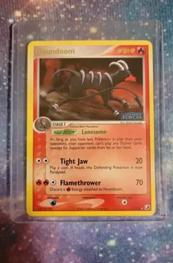 Houndoom - 2005 Unseen Forces 7/115 Holo Vintage Pokemon Card - Image 1